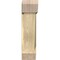 Ekena Millwork Traditional Slat Rough Sawn Bracket w/ Offset Brace, Douglas Fir, 8"W x 24"D x 32"H BKT0806X24X32TRA06RDF - alternate 2